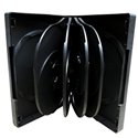 DVD Case 10 Way Black (Single)