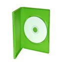 DVD Case Single Green 14mm (Single)