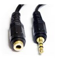 3.5mm Male to Female Stereo Jack Plug Audio Extension Cable Lead 1.5 Metre X