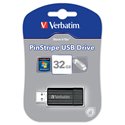 Verbatim Pinstrip 32GB Flash Drive USB Pen