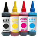 Continuous Ink System 4 Ink Set (400ml) for Epson Printers