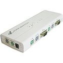 4 Port KVM Switch With Cables PS/2
