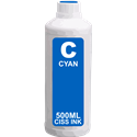 Continuous Ink System Cyan Ink Bottle (500ml) for Epson Printers