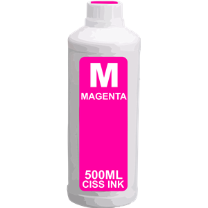 Continuous Ink System Magenta Ink Bottle (500ml) for Epson Printers