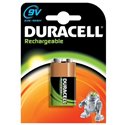 Duracell Rechargeable 9V Battery NiMH 170mAh HR22 1 Pack