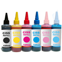 Continuous Ink System 6 Ink Set (600ml) for Epson Printers