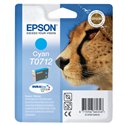 Epson T0712 / T0892 / T1002 Cyan Original Genuine Ink Cartridge - Cheetah / Rhinoceros