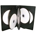 DVD Case 8 Way Black (Single)