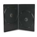 DVD Case Slimline Double Black 9mm 50 Pack