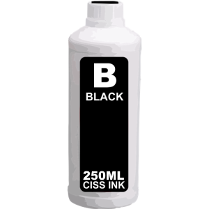 Continuous Ink System Black Ink Bottle (250ml) for Epson Printers