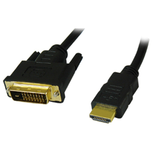 HDMI Male to DVI-D Male Video Cable Lead 5 Metre(039)