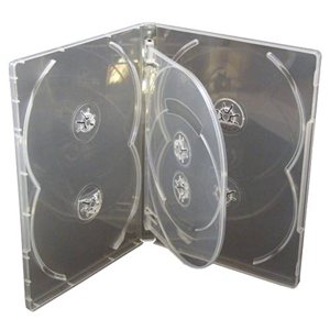 DVD Case 6 Way Clear (Single)