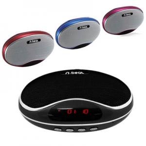 Sumvision Black N-Beats Mini Portable FM Radio and Speaker with USB/SD Support