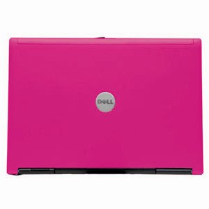 Pink Dell D620 Core 2 Duo 1.83 Ghz Laptop - 2Gb - 80Gb - COMBO - Wi Fi - Win 7