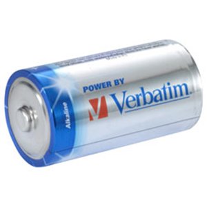 Verbatim Alkaline Size C Batteries (2 Pack)
