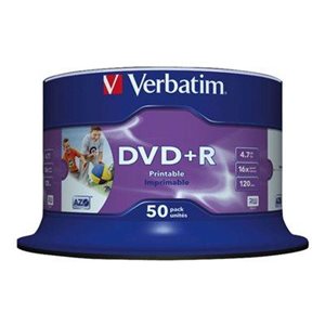 Verbatim DVD+R Printable 50 pack