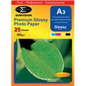 Single Sided Premium Glossy 260gm A3 Photo Paper (25 Pack)