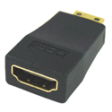 HDMI MINI C Type Male to HDMI Female Gold Plated Connector Adapter