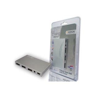 Addon ADDUH071P USB 2.0 Hub 7 Ports with Power Adapter