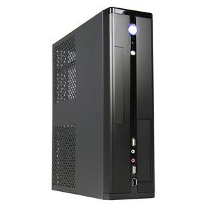 CiT MTX-005B Black Mini ITX Case with 300W PSU (780)