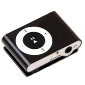 Clip MP3 Player for 2GB 4GB 8GB Micro SD/TF Card Black