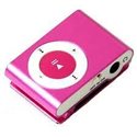 Clip MP3 Player for 2GB 4GB 8GB Micro SD/TF Card Pink