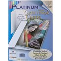Platinum 210gsm Inkjet A4 Greeting Cards & Envelopes 20 Pack