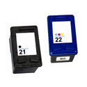 HP No 21 & No 22 Ink Cartridges