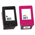 HP No 301 Black & Colour Ink Cartridges