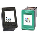 HP No 336, No 338, No 342 & No 343 Ink Cartridges