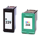 Hewlett Packard HP No 338 and HP No 339 Black and  HP No 343 and HP No 344 Colour Compatible Ink Range