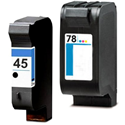 HP No 45 & No 78 Ink Cartridges