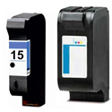 Hewlett Packard HP No 15 Black and HP No 17 Colour Compatible Ink Range