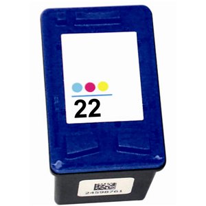 Hewlett Packard HP No 22 Colour Compatible Ink Cart Cartridge