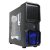 CiT Neptune Black Midi Gaming Case with Blue Fans (No PSU) (924)