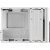 Aerocool QS-101 Slim White Micro ATX PC Tower Case 400 Watt PSU (282)