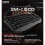 Zalman ZM-K500 Black Mechanical Gaming Keyboard USB - Wired **