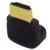 HDMI Female to HDMI Male Gold Plated Right Angled Adapter(100)