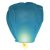 Blue Chinese Wishing Flying Sky Lanterns (10 Pack)