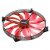 Aerocool Silent Master 200mm Red LED Case Fan