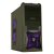 CiT Vantage Black Midi PC Tower Gaming Case Purple Fans (No PSU) (613)