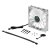 Aerocool Shark 140mm Quad White LED Case Fan