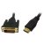 HDMI Male to DVI-D Male Video Cable Lead 2 Metre(038)