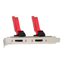 2 Port Esata External PCI Backplate Bracket to 2 Internal SATA Ports