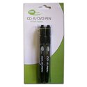 Neo CD/DVD Marker Pens Twin Tipped Black (2 Pack)