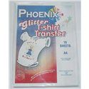 Phoenix T-Shirt Printing Transfer Paper Glitter 10 Sheets A4