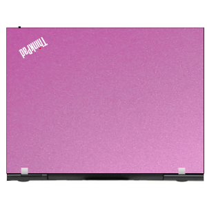 Metallic Pink IBM Lenovo ThinkPad T61 - Core 2 Duo 2Ghz - 1Gb - 80GB - Combo - WIFI - Win 7