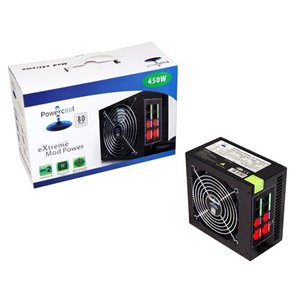 Powercool 850W Modular PSU 80+ Dual 12V V2.2 High Efficiency