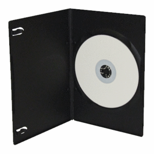 DVD Case Single Black 14mm 25 Pack