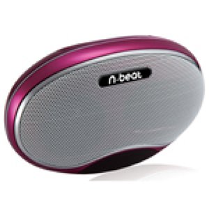 Sumvision Purple N-Beats Portable FM Radio and Speaker with USB/SD Support
